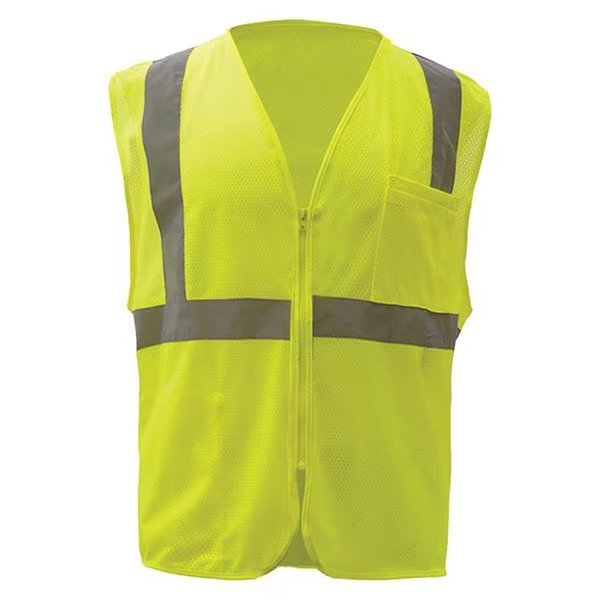 GSS Class 2 Standard Mesh Zip Sfty Vst, S, Gss Safety, Mfr#: 1001-SM